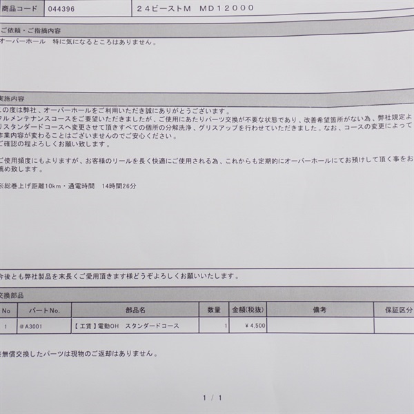 ２４ビーストマスターＭＤ１２０００